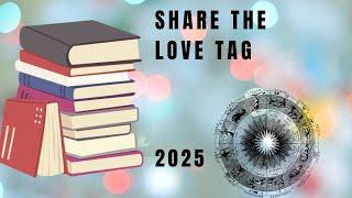 Share the Love Colouring Tag