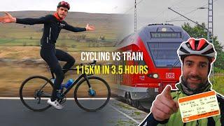 I attempted to RACE a train across England, on a bicycle.