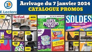 catalogue LECLERC du 8 au 18 janvier 2025  Arrivage Soldes Hiver  Promos deals pub