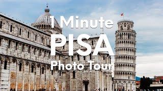 Pisa, Italy | 1 Minute Photography Tour #38 | Canon 600D + 18-55mm + 55-250mm