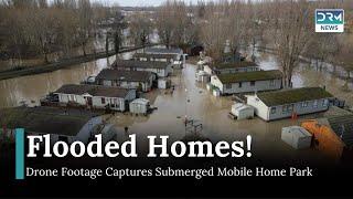 Floods Submerge Mobile Home Park in Tunbridge Wells, Southeast England | DRM News | AL11