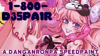 1-800-D35PA1R  Danganronpa Fan Art  SPEEDPAINT