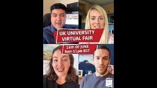 Join our UK University Virtual Fair on June 16th