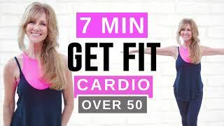 7 Minute GET FIT CARDIO Indoor Walking Workout For Women Over 50