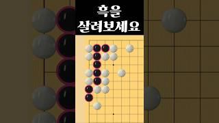쉬운 바둑 사활 - 절묘한 흑의 묘수