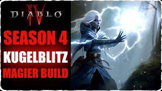 Diablo 4 OP Kugelblitz Build Season 4  Magier Stufe 100 Pit Build Sorcerer Lightning Blitz Deutsch