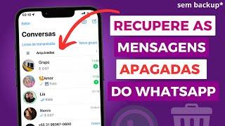 Como RECUPERAR Mensagens APAGADAS do Whatsapp no iPhone!