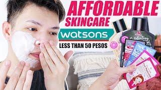 AFFORDABLE SKINCARE FOR ACNE PRONE SKIN (AVAILABLE AT WATSONS!) | Kenny Manalad