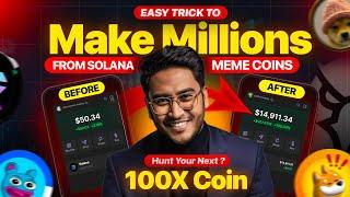 Find the Next 100x Gem On Dex Screener | Made Millions With Solana Memecoins