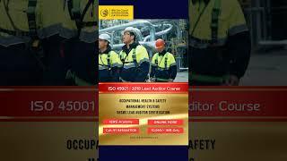 ISO 45001 Lead Auditor  #education #safety #iso45001