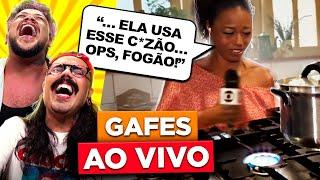 MICOS E GAFES EM REPORTAGENS AO VIVO - PARTE 4 | Diva Depressão