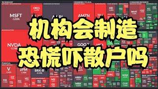 三大股指再次放量暴跌，非农就业数据今夜来袭，机构会制造恐慌吓散户吗？