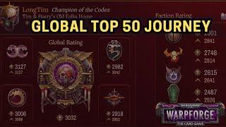 Global Top 50 Journey, Anvirr, Swarmlord and Abbadon! Warhammer 40,000: Warpforge