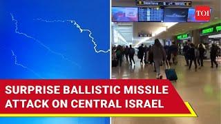 Tel Aviv Under Attack: Ben Gurion Airport Halts Flights As Ballistic Missile Targets Israel | Watch