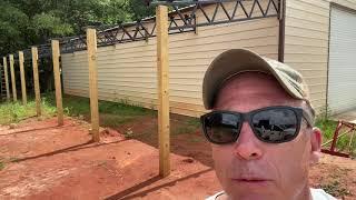 Building a shed lean to - part 1