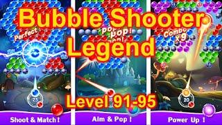 Bubble Shooter Legend Level 91-95 Fun Game On Cell Phone