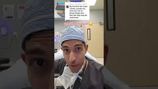 Tied down under anesthesia? 
