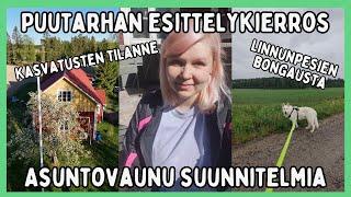 Puutarhan esittelykierros ja asuntovaunu suunnitelmia // Muutaman päivän vlogi