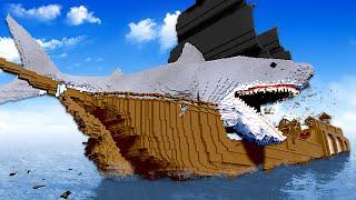 MEGALODON SINKS PIRATE SHIP! (Teardown)