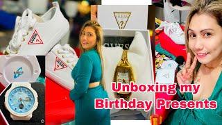 Unboxing my Birthday Presents//39 Birthday//Bebie bhe Baco