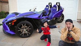 Son gave dad a car! That you have not seen!