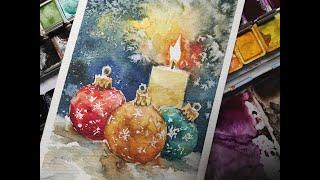 Christmas Magic Unleashed with Watercolor Art by Hedwig's Art!