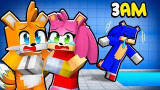 Sonic Is SLEEPWALKING At 3AM In Minecraft!