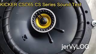 KICKER CSC65 CS Series Coaxial Speaker Sound Test