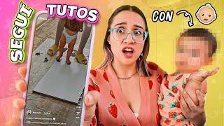 PROBANDO TUTORIALES de ARTE con MI BEBÉ   *caos mil*  Craftingeek