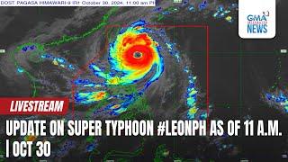 LIVE: Update on Typhoon Leon as of 5 p.m. (October 31, 2024) - Replay