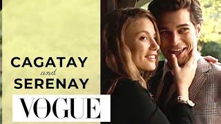 Cagatay Ulusoy & Serenay Sarikaya  Vogue BTS