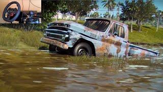 Rebuilding a Chevrolet C10 Stepside Pickup 1965 - NFS HEAT - LOGITECH G29 gameplay