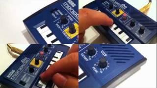 KORG monotron x DUO x DELAY : The song features all the monotrons !