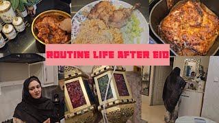 Ramadan or Eid k bad ki meri normal routine || Spicy chicken tika with rice @Nadi927