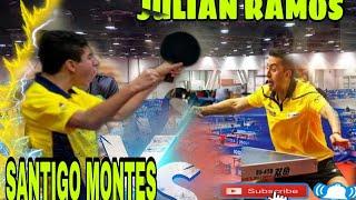 TENIS DE MESA  COLOMBIA  JULIAN RAMOS VS SANTIAGO MONTES  CAMPEONATO NACIONAL 2018 