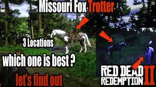 MFT Horse  | 3 Places | let's find out the best  | RDR2 |