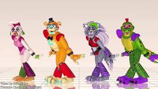 【MMD FNAF】Anime Dance - Toca Toca (Five Nights at Freddy's: Security Breach)【60fps】