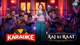 Aaj Ki Raat - Karaoke song with Lyrics | Tamannaah Bhatia | Sachin-Jigar | Stree 2