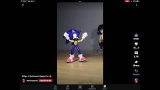 Tails doing the happy dance from sonic David