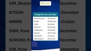 MBA Colleges 2023 - 2024 - Forms Out ! | MBA College Forms | #mba