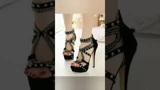 New black  sandals #sandals#fancy#fashiontrends#sandalsdesigns