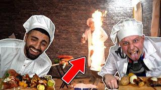 Jordan & Semih GRILLEN im STUDIO | Wer GRILLT BESSER (Studio brennt)