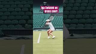 Iga Swiatek practicing and prepping for Wimbledon 2024 #tennis #wta #igaswiatek