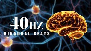 Achieve Super Intelligence and Focus with 40Hz Binaural Beats | Memory Music for Concentration