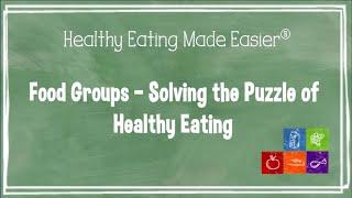 Healthy Eating Made Easier with Food Groups