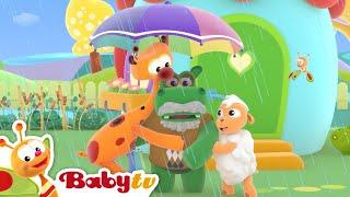 По крыше дождь стучит | Счастливых праздников | BabyTV Pусский