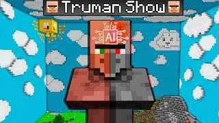 TRUMAN SHOW with AI Villagers in Minecraft...