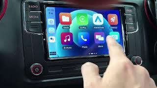 Download Youtube Netflix apps on retrofit RDC 330 VW Amarok using App2car Wireless Carplay Adapter