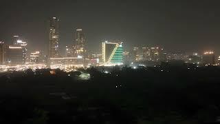 Gurgaon Skyline at Night using Drone!