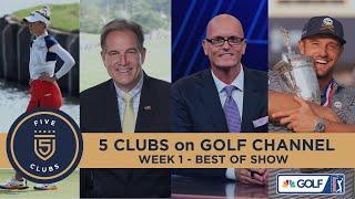 Best of the Week Show - Week 1 - 5 Clubs on Golf Channel